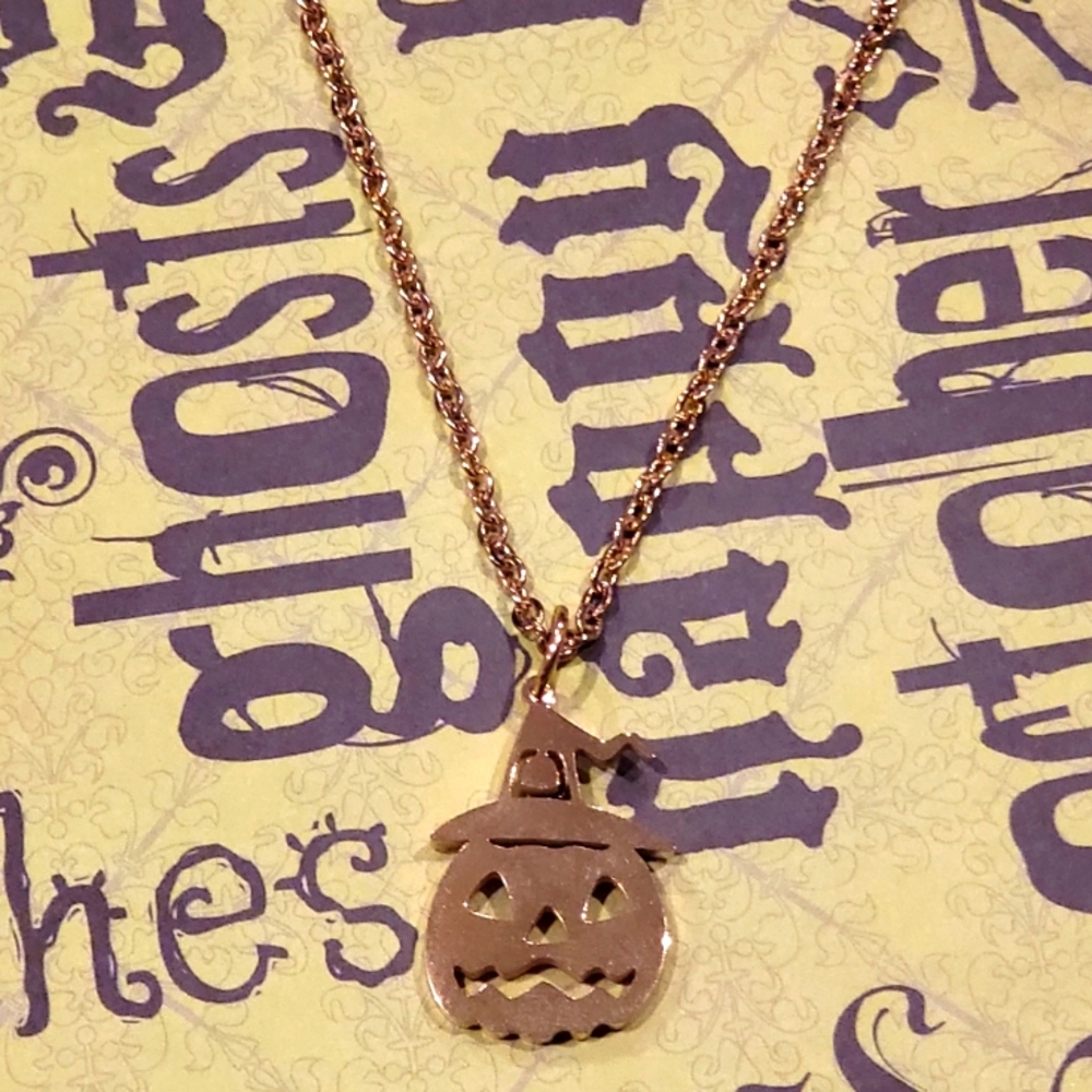 Jack-o-Lantern Necklace